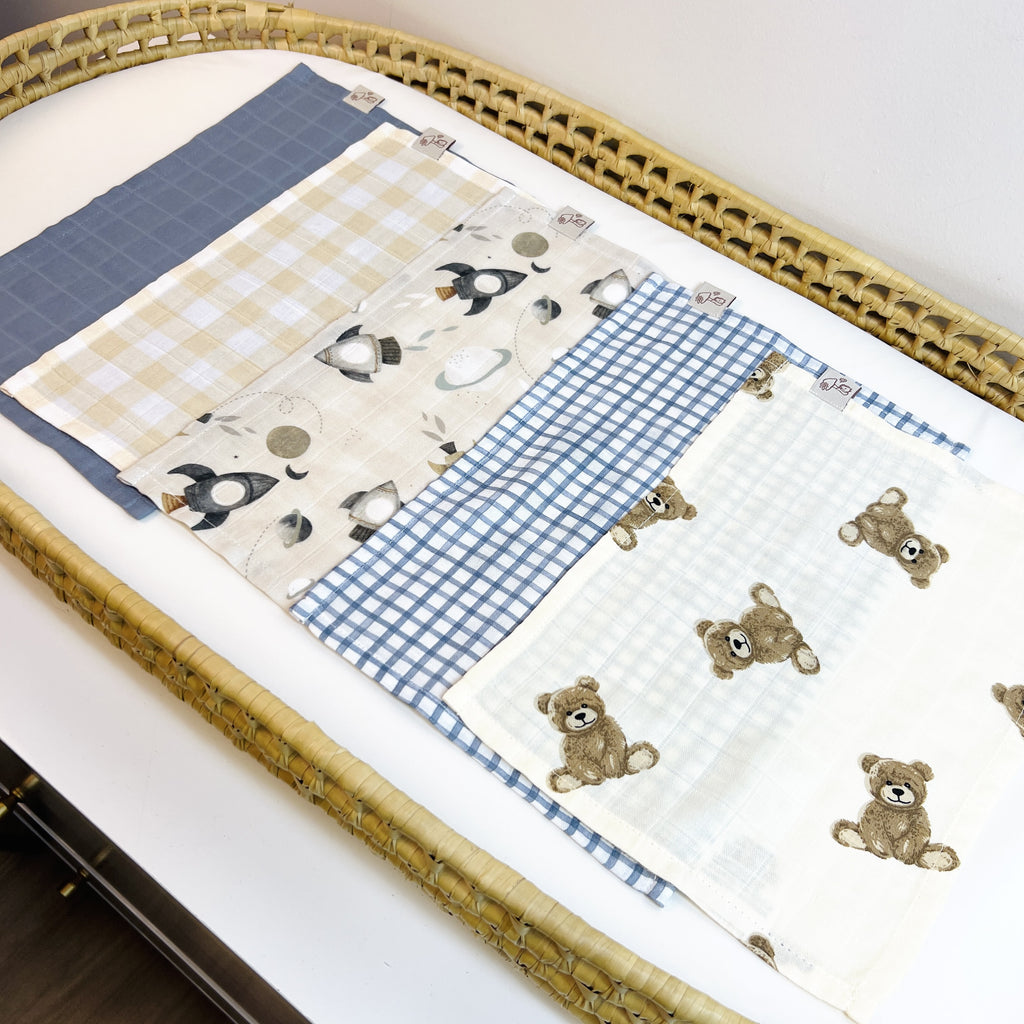 Teddy Espacial - Kit 5 MiniFraldinhas