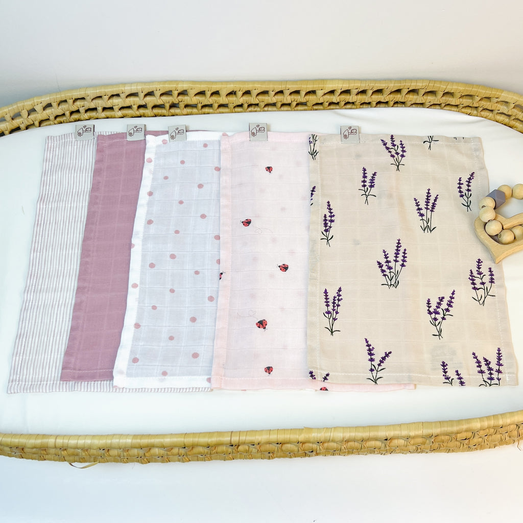 Campo de Lavanda - Kit 5 MiniFraldinhas