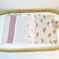 Campo de Lavanda - Kit 5 MiniFraldinhas