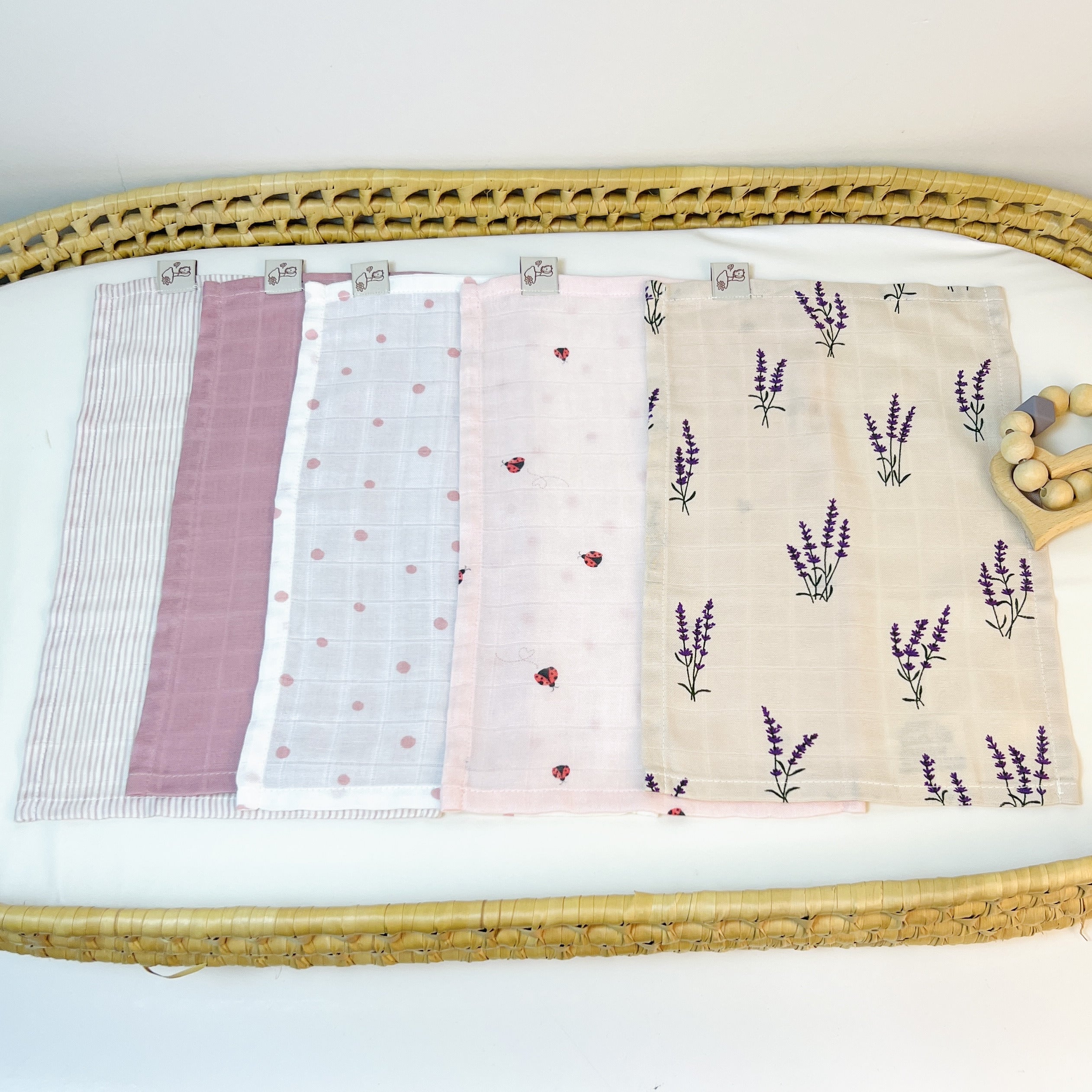 Campo de Lavanda - Kit 5 MiniFraldinhas