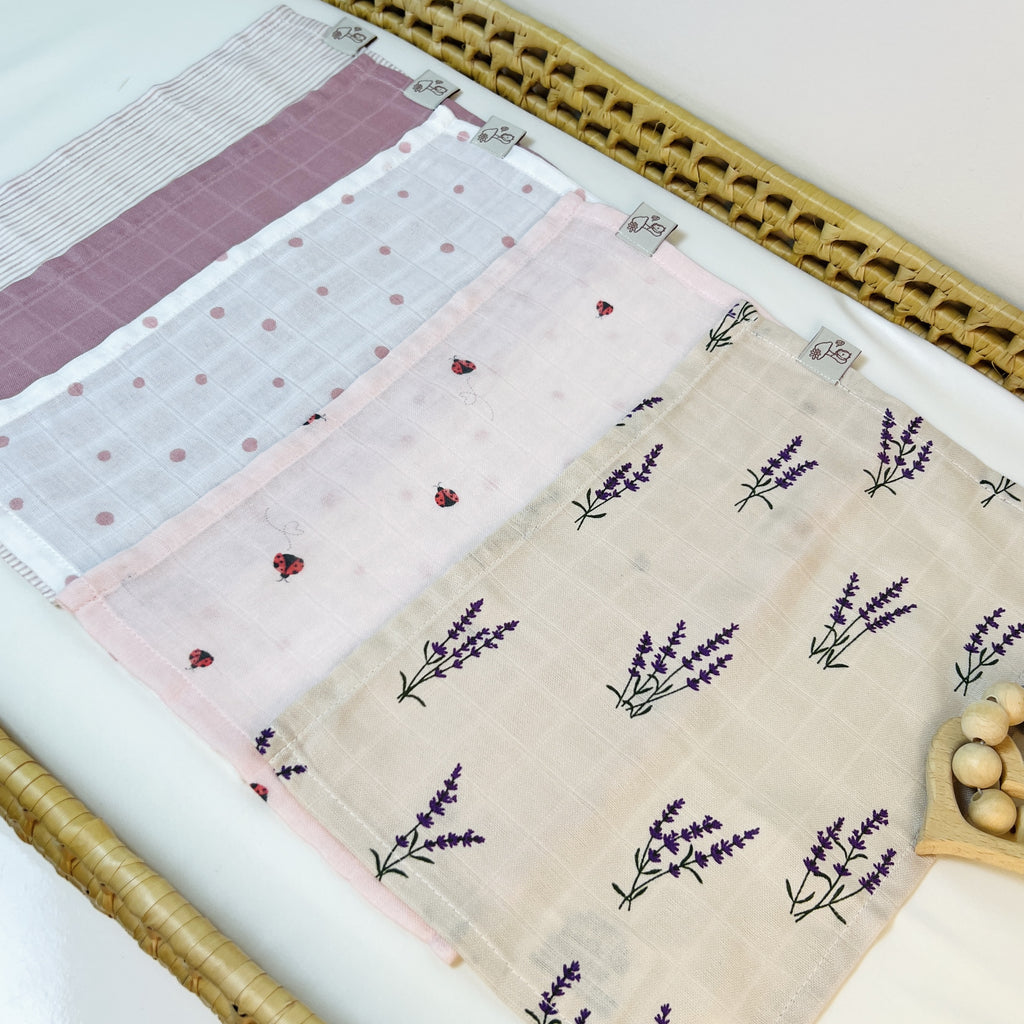 Campo de Lavanda - Kit 5 MiniFraldinhas