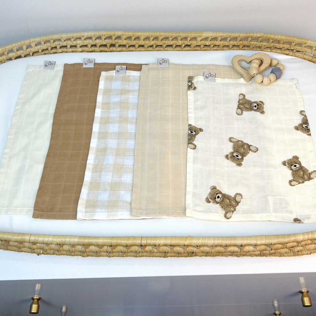 Latte Teddy - Kit 5 MiniFraldinhas