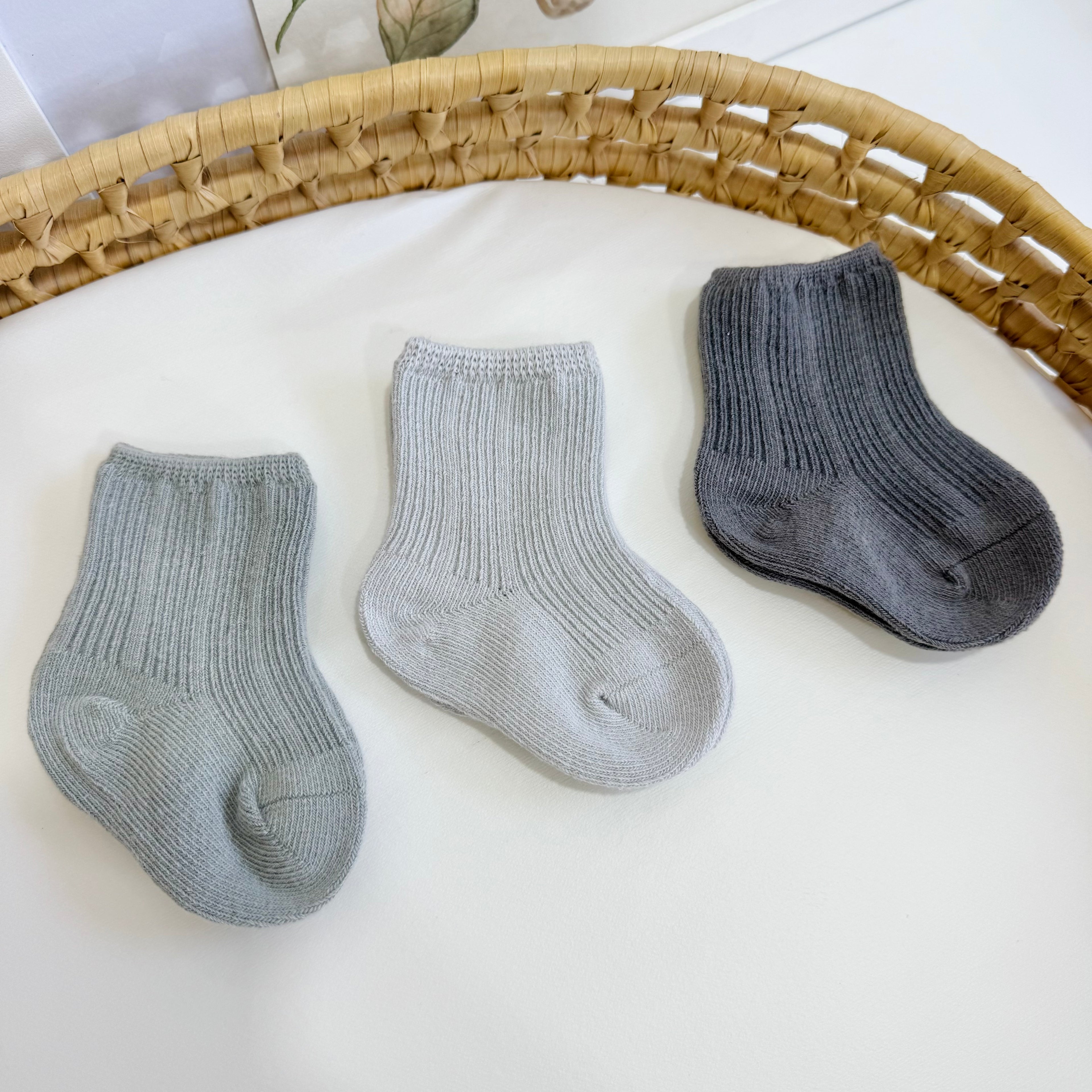 Trio Meias Gray