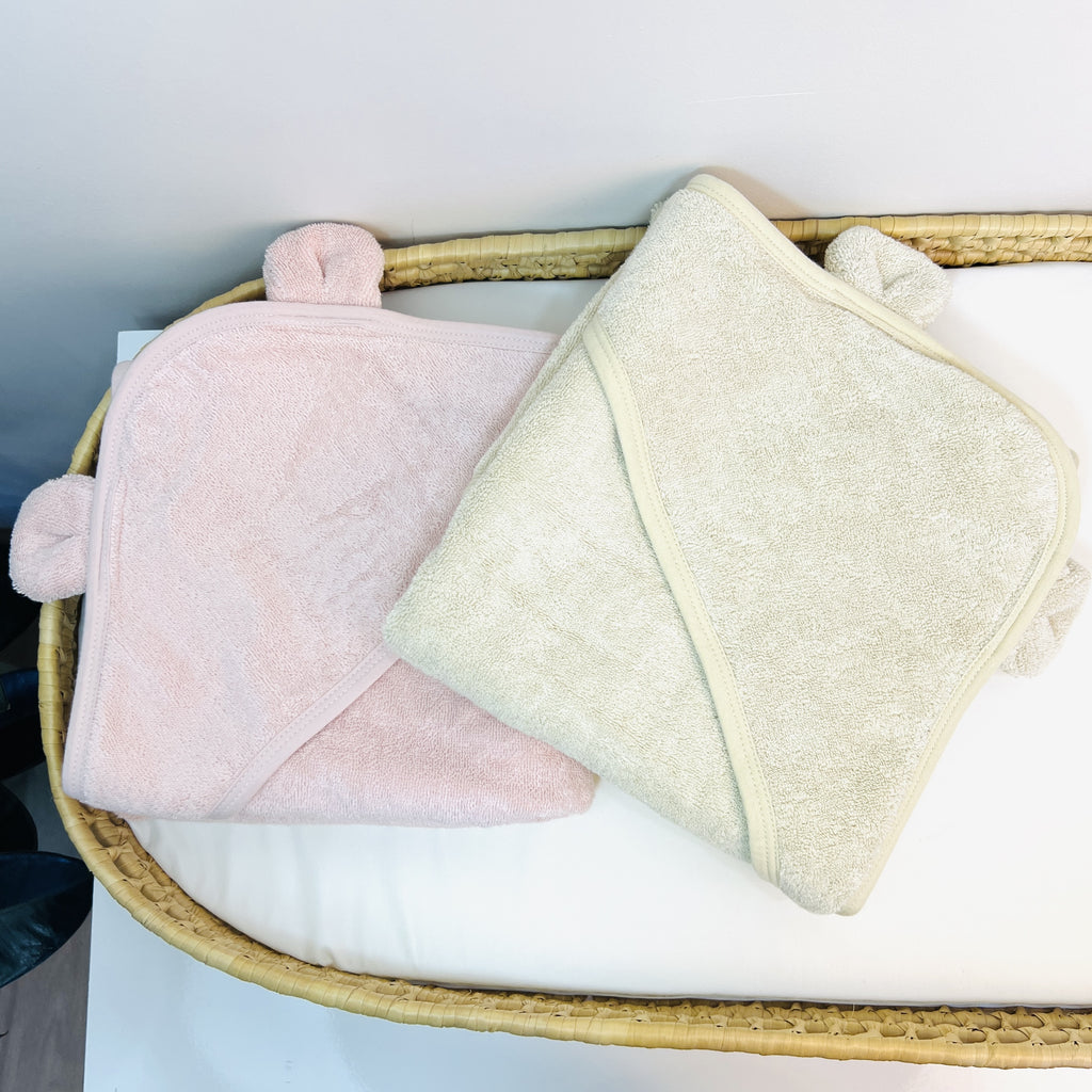 Kit Pink | 2 Toalhas de Banho com Capuz 76 cm