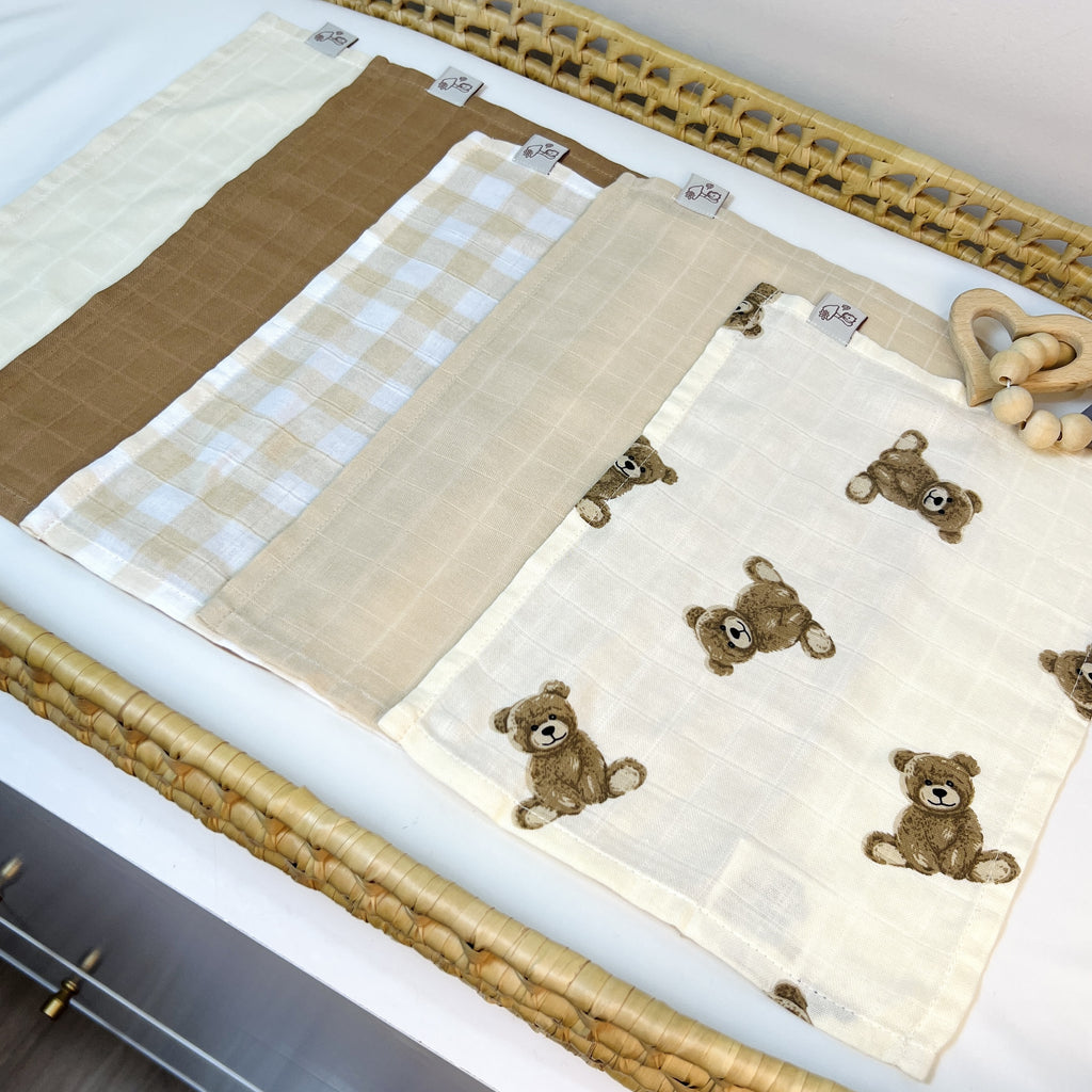 Latte Teddy - Kit 5 MiniFraldinhas