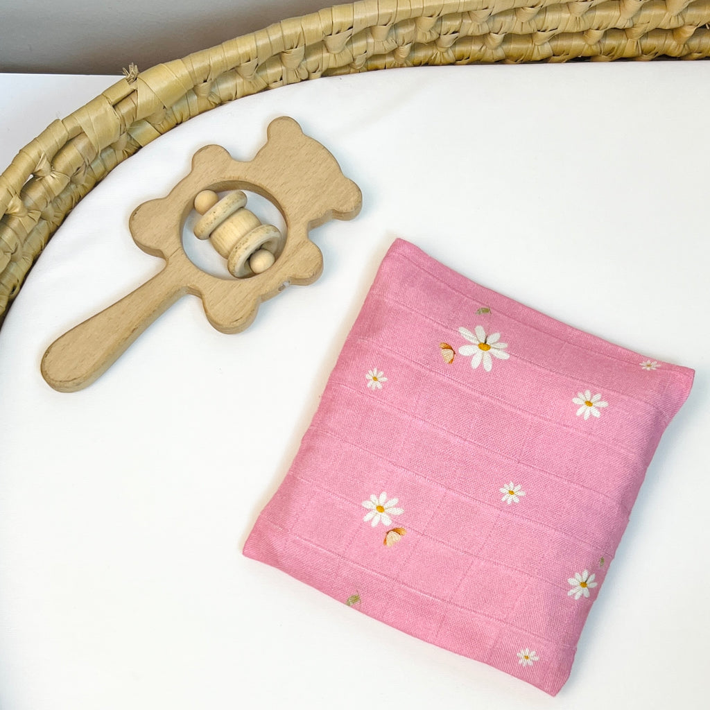 Bolsa Térmica Margaridas Rosa