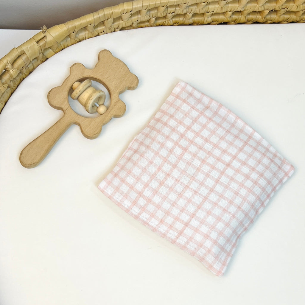 Bolsa Térmica Xadrez Rosa