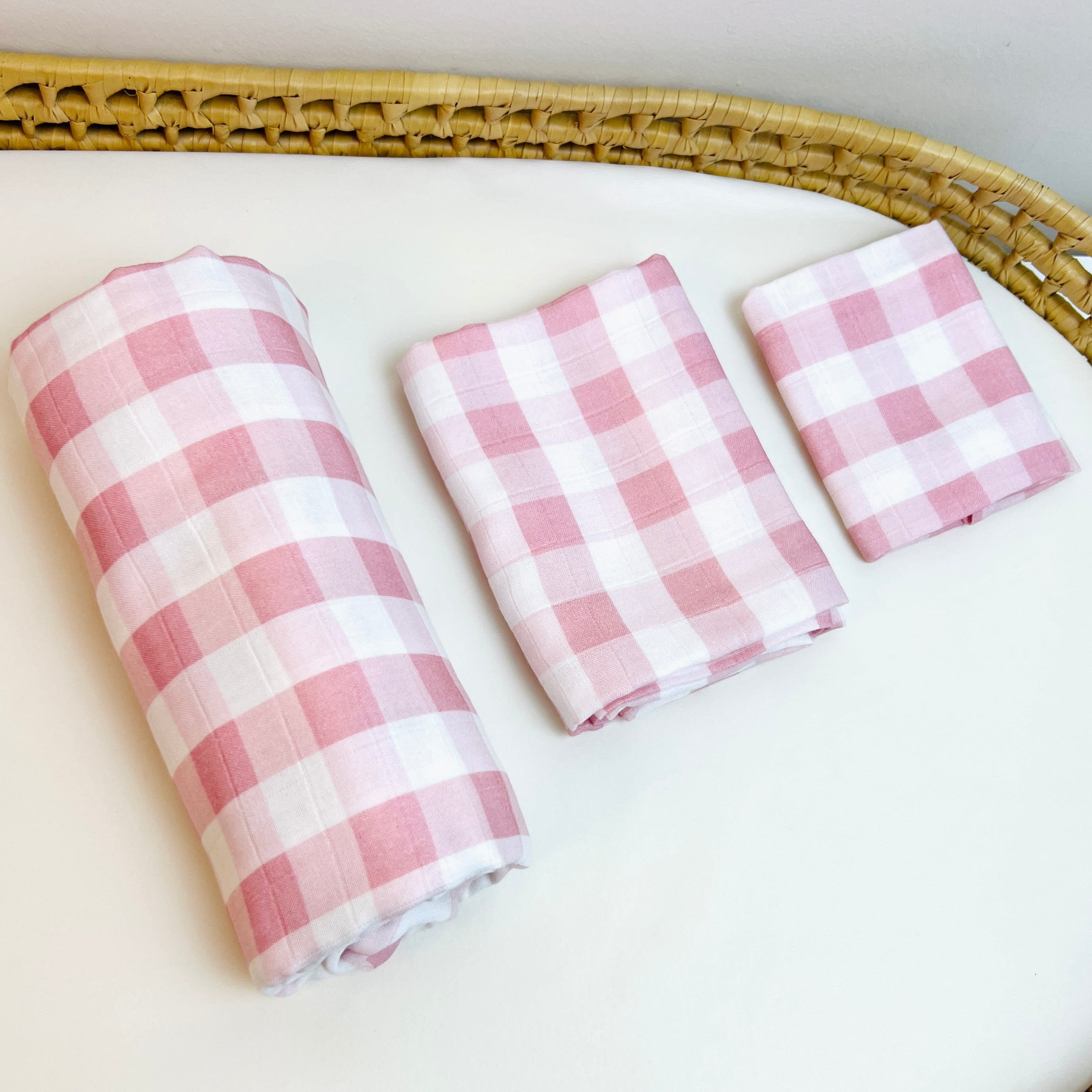 Trio Vichy Rosa