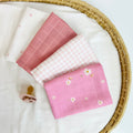 Margaridas Rosa - Kit Fraldas