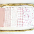 Lacinhos Rosa - Kit 5 MiniFraldinhas