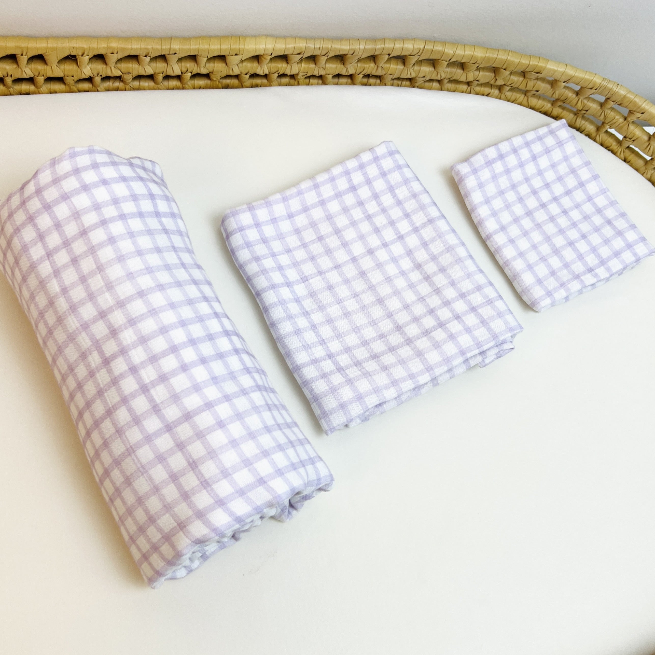 Trio Xadrez Lavanda