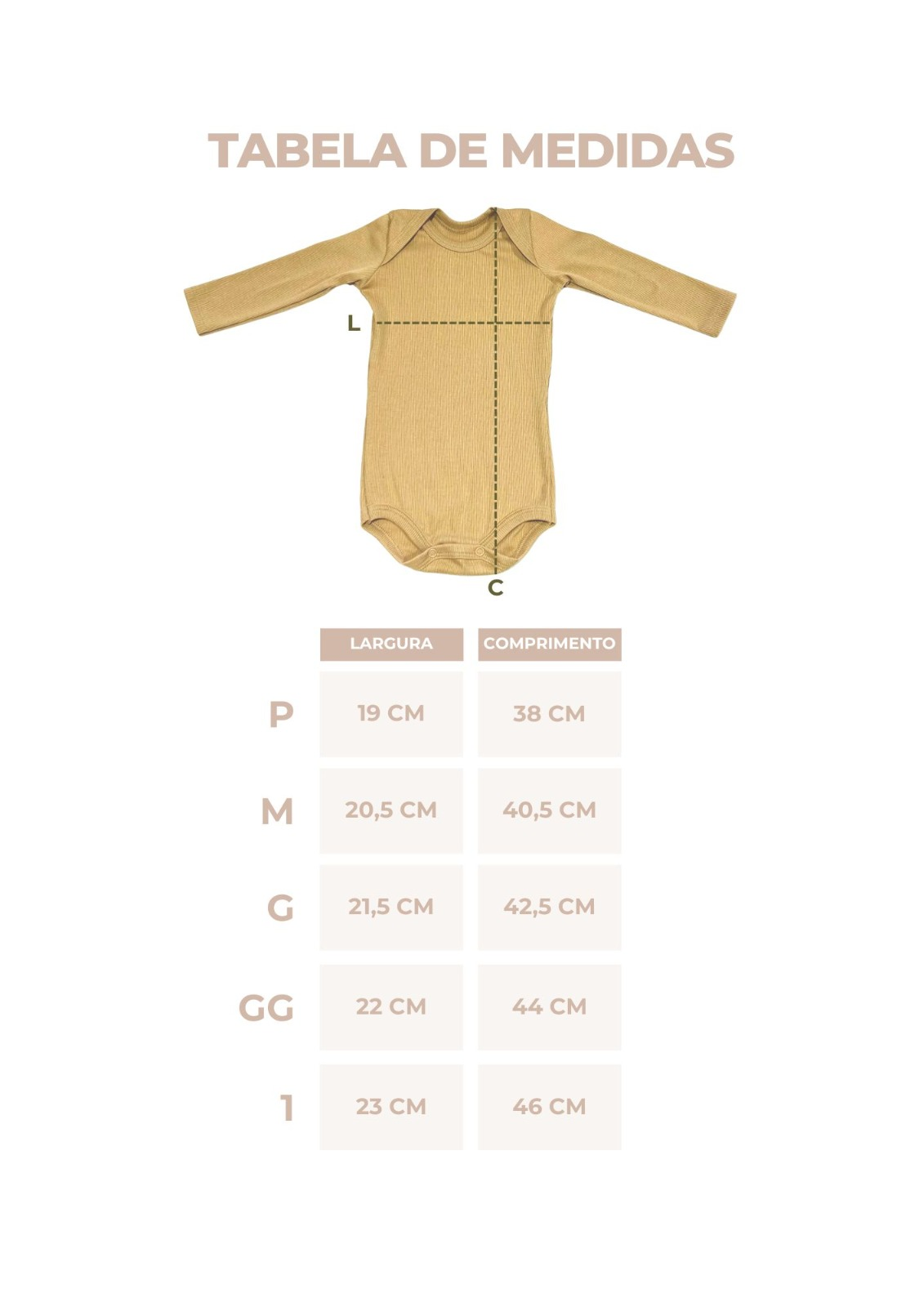 Body Manga Longa Off White