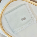 Manta Tricot Branco