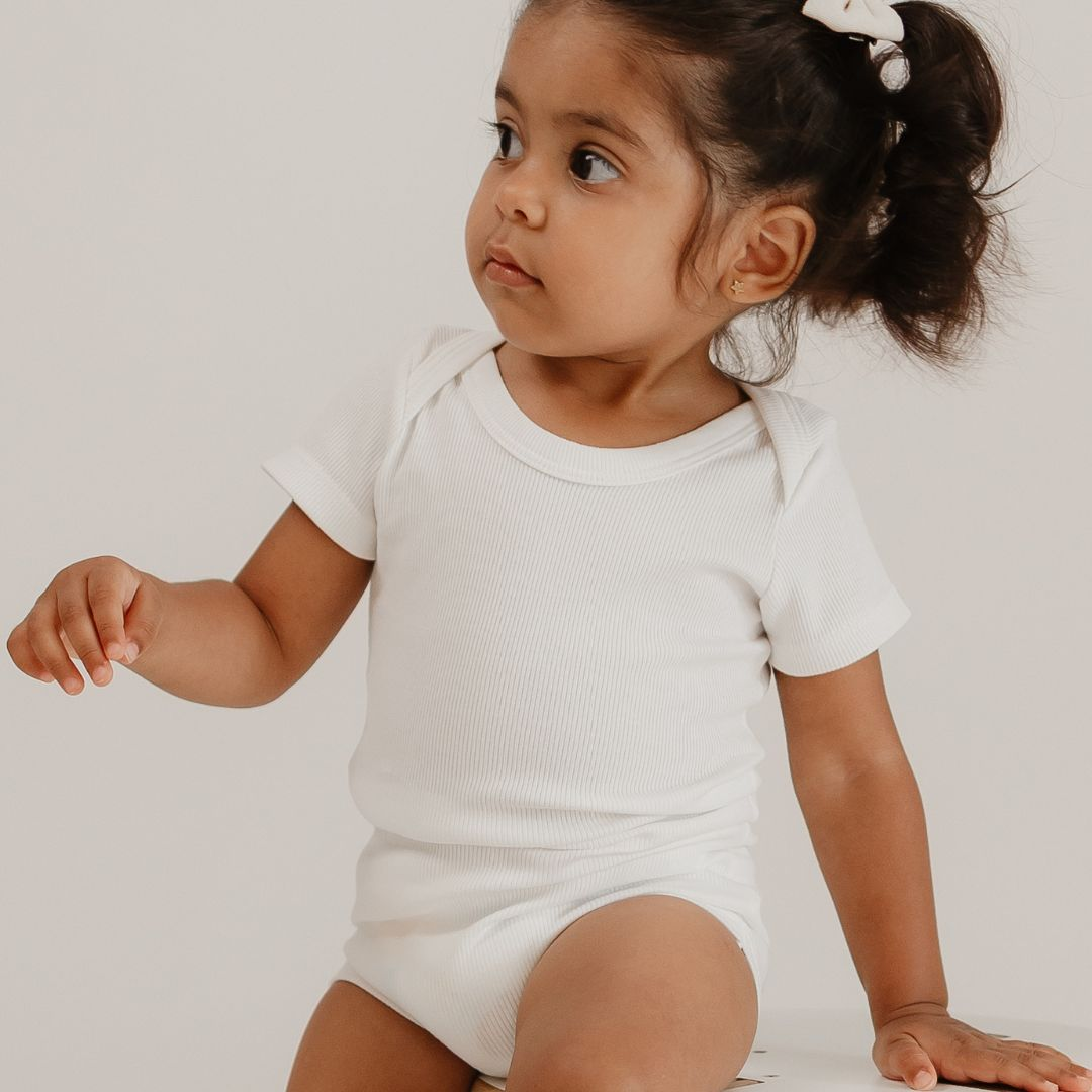 Body Manga Curta Off White