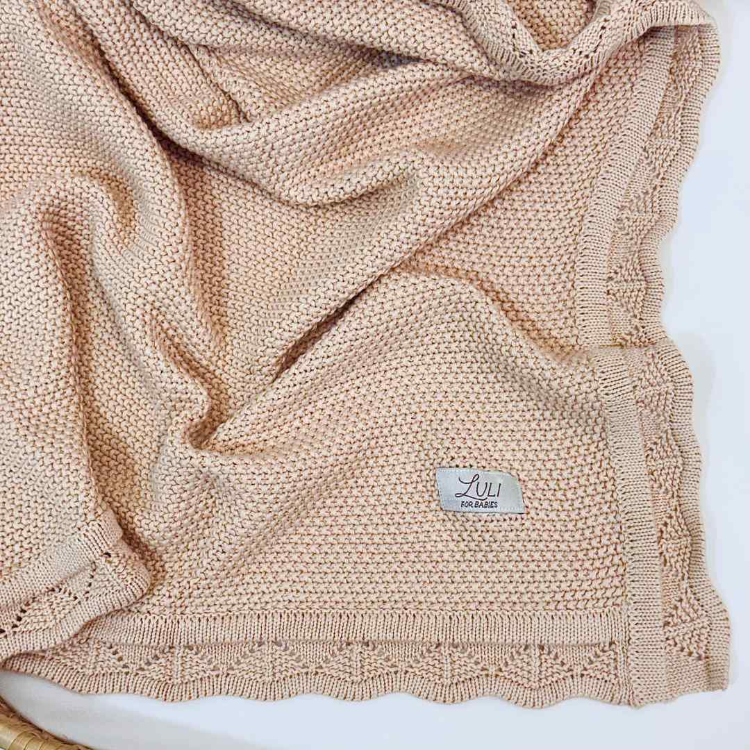 Manta Tricot Cappuccino