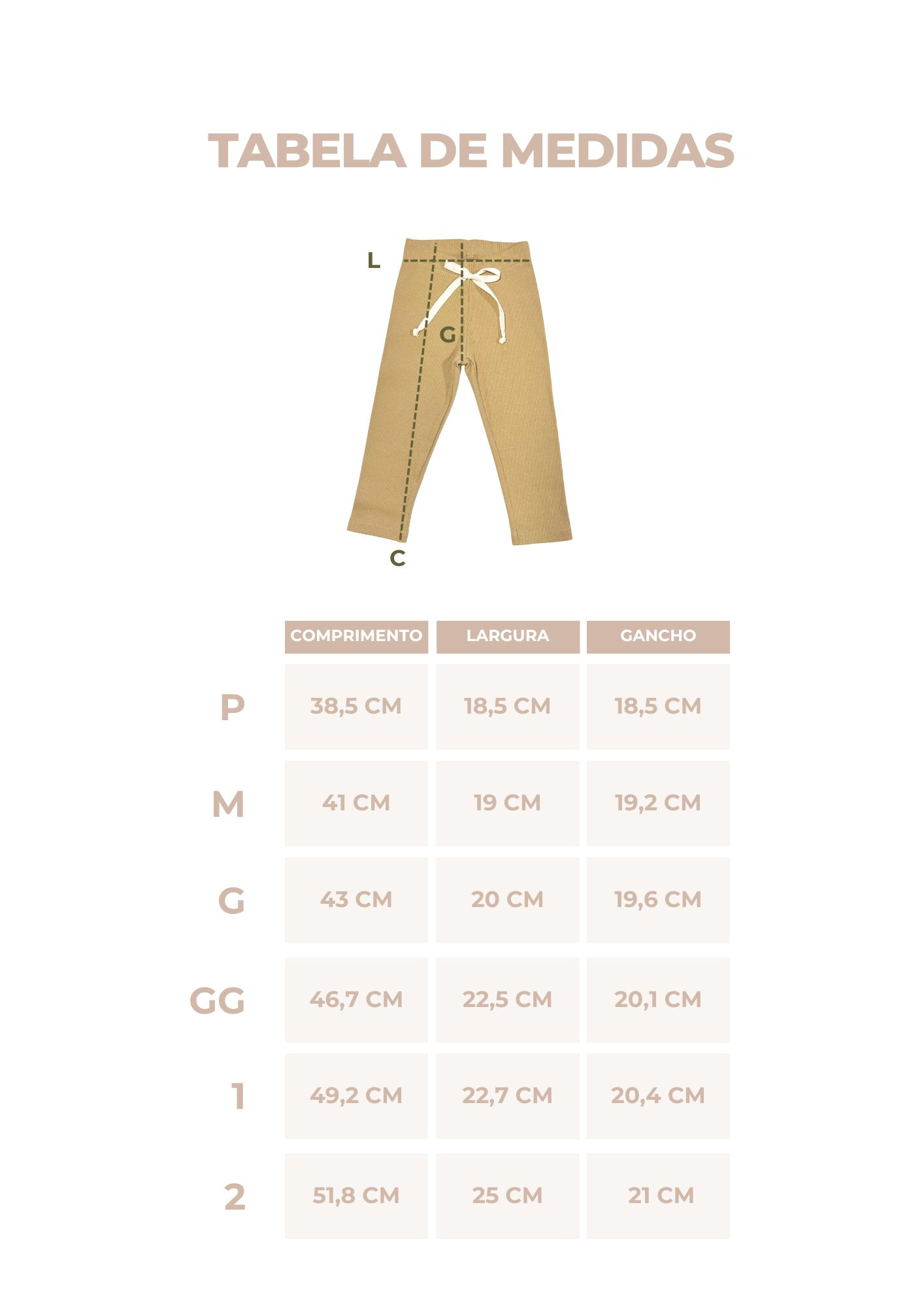 Calça Slim Areia