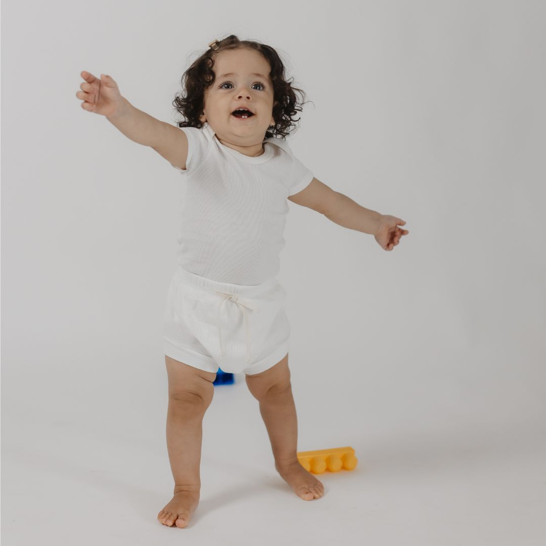 Body Manga Curta Off White